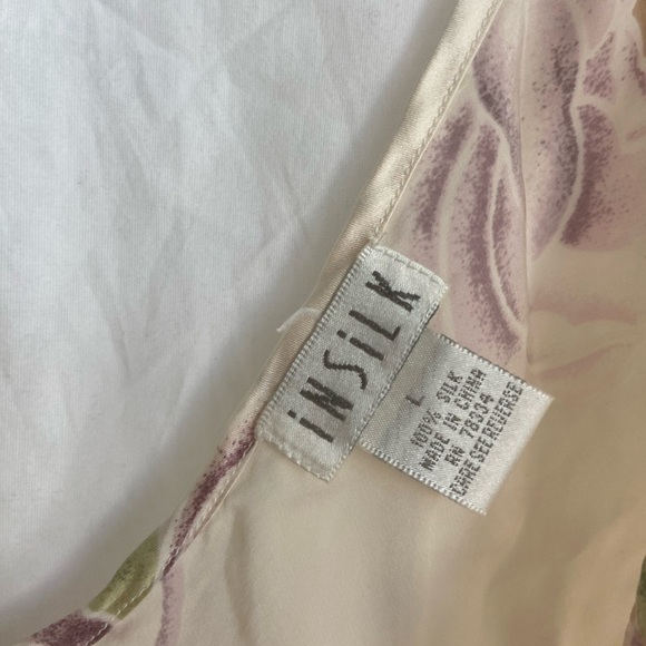 INSILK Vintage 90s Camisole Top Size Large - Picture 7 of 11